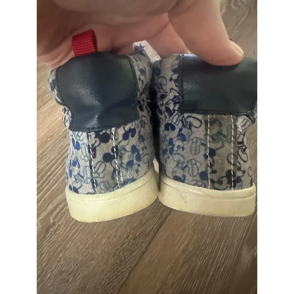 Gap‎ kids Mickey Mouse high top tennis shoes sz 10